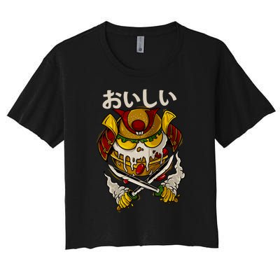 Ronin Burger Women's Crop Top Tee