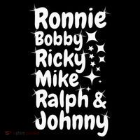 Ronnie Bobby Ricky Mike Ralph And Johnny Apron