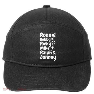 Ronnie Bobby Ricky Mike Ralph And Johnny 7-Panel Snapback Hat