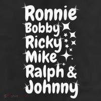 Ronnie Bobby Ricky Mike Ralph And Johnny Adult Drive Performance Visor