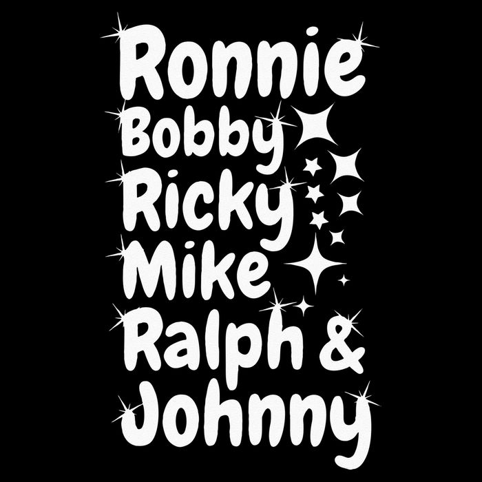 Ronnie Bobby Ricky Mike Ralph And Johnny Drawstring Bag