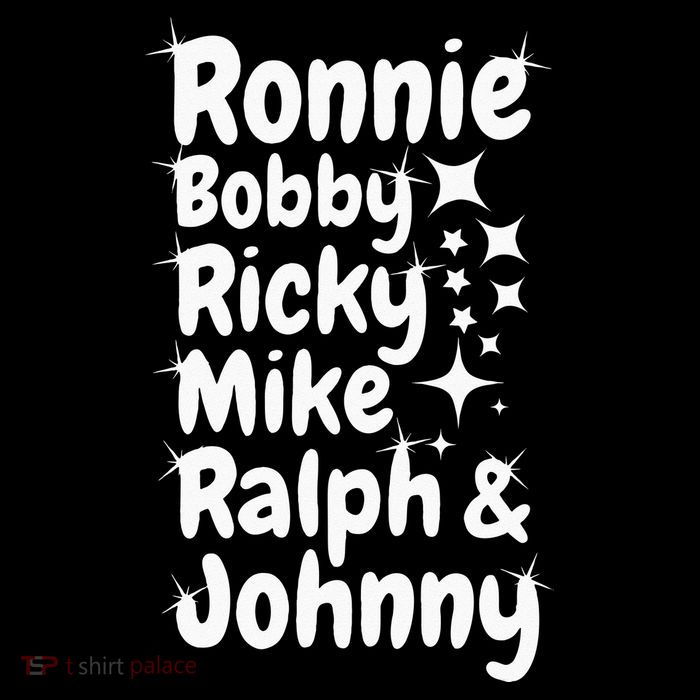 Ronnie Bobby Ricky Mike Ralph And Johnny Poster