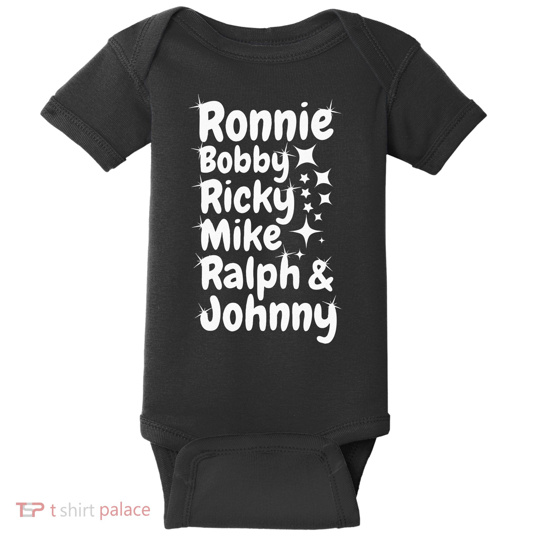 Ronnie Bobby Ricky Mike Ralph And Johnny Baby Bodysuit
