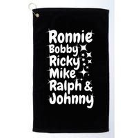 Ronnie Bobby Ricky Mike Ralph And Johnny Golf Towel