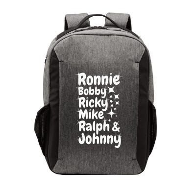 Ronnie Bobby Ricky Mike Ralph And Johnny Vector Backpack