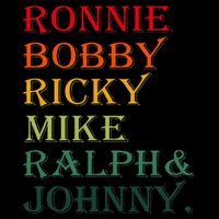 Ronnie Bobby Ricky Mike Ralph And Johnny Drawstring Bag