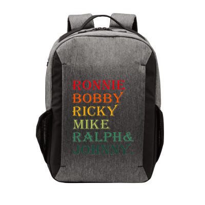 Ronnie Bobby Ricky Mike Ralph And Johnny Vector Backpack