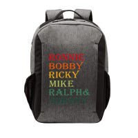 Ronnie Bobby Ricky Mike Ralph And Johnny Vector Backpack