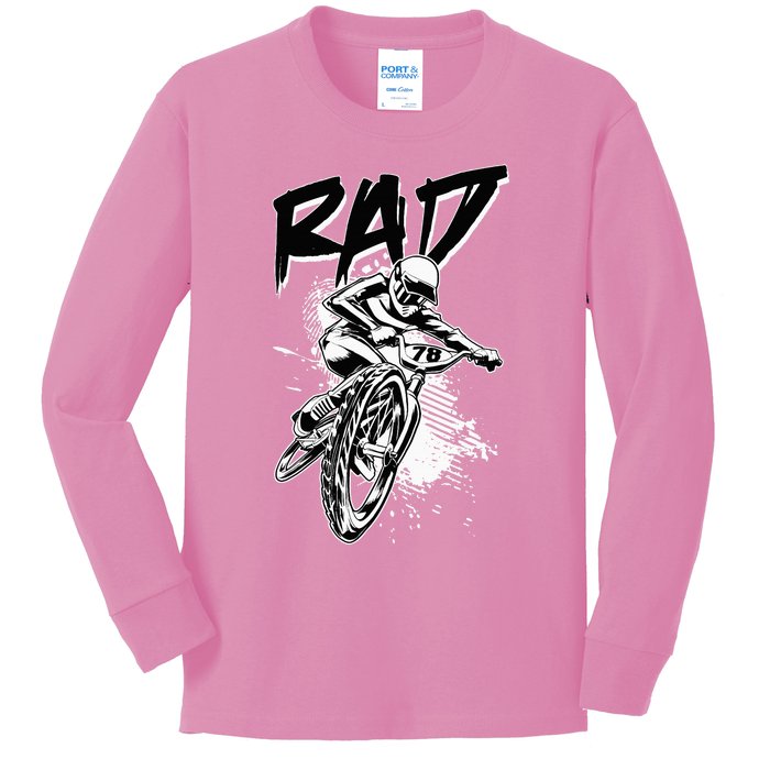 Rad Bmx Kids Long Sleeve Shirt