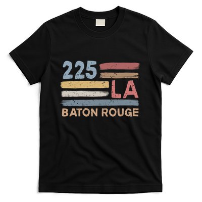Retro Baton Rouge Area Code 225 Residents State Louisiana T-Shirt