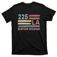 Retro Baton Rouge Area Code 225 Residents State Louisiana T-Shirt