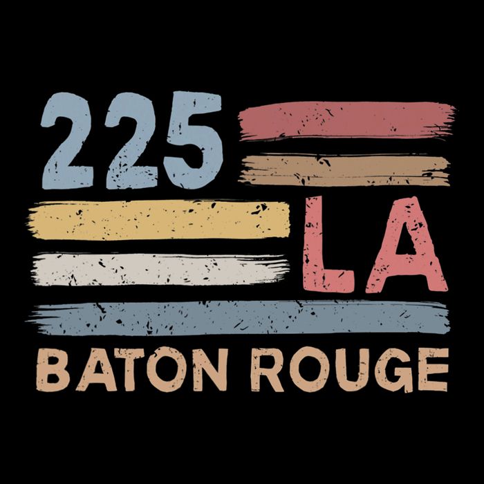 Retro Baton Rouge Area Code 225 Residents State Louisiana City Backpack