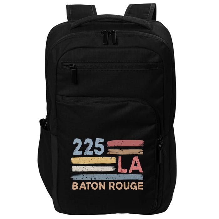 Retro Baton Rouge Area Code 225 Residents State Louisiana Impact Tech Backpack