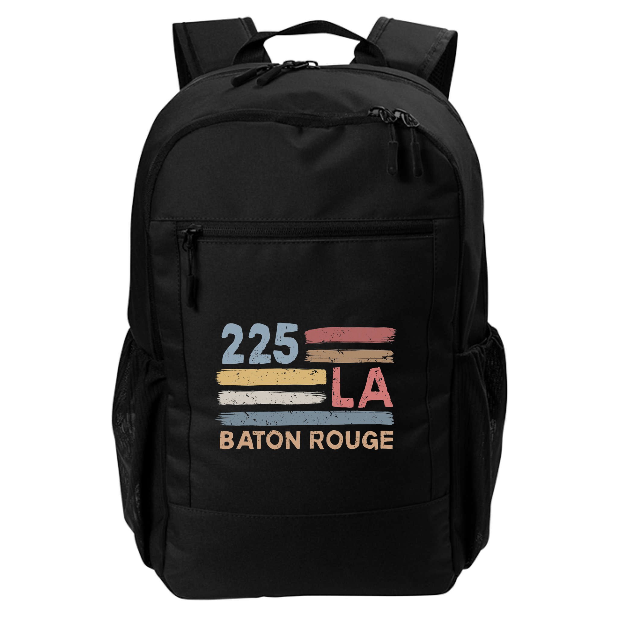 Retro Baton Rouge Area Code 225 Residents State Louisiana Backpack