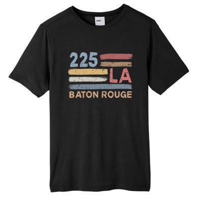 Retro Baton Rouge Area Code 225 Residents State Louisiana Tall Fusion ChromaSoft Performance T-Shirt