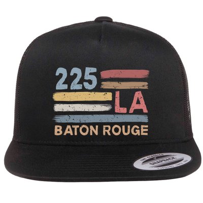 Retro Baton Rouge Area Code 225 Residents State Louisiana Flatbill Hat