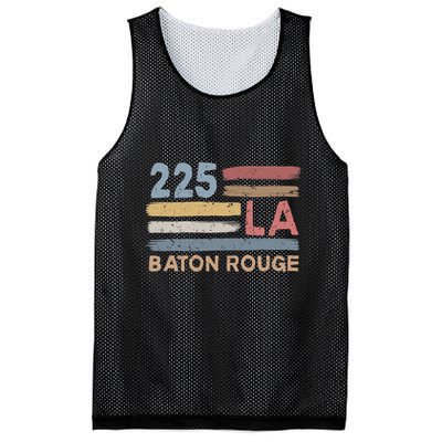 Retro Baton Rouge Area Code 225 Residents State Louisiana Mesh Reversible Basketball Jersey Tank