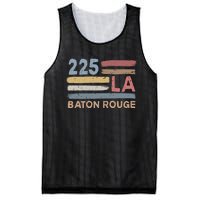 Retro Baton Rouge Area Code 225 Residents State Louisiana Mesh Reversible Basketball Jersey Tank