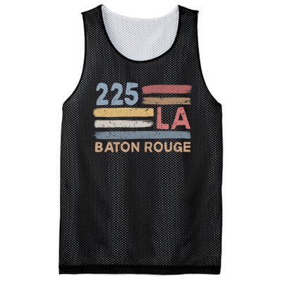 Retro Baton Rouge Area Code 225 Residents State Louisiana Mesh Reversible Basketball Jersey Tank