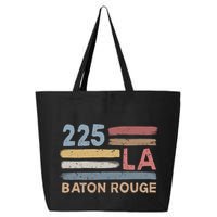 Retro Baton Rouge Area Code 225 Residents State Louisiana 25L Jumbo Tote
