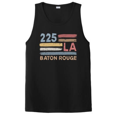 Retro Baton Rouge Area Code 225 Residents State Louisiana PosiCharge Competitor Tank