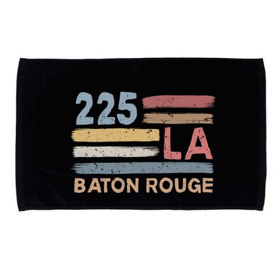 Retro Baton Rouge Area Code 225 Residents State Louisiana Microfiber Hand Towel