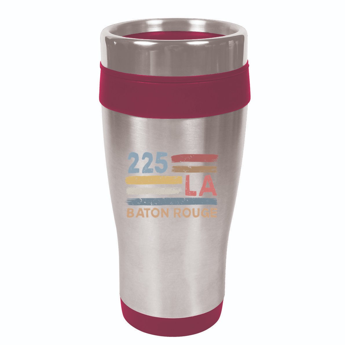 Retro Baton Rouge Area Code 225 Residents State Louisiana 16oz Travel Tumbler
