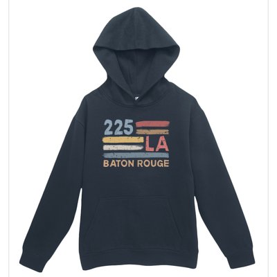 Retro Baton Rouge Area Code 225 Residents State Louisiana Urban Pullover Hoodie