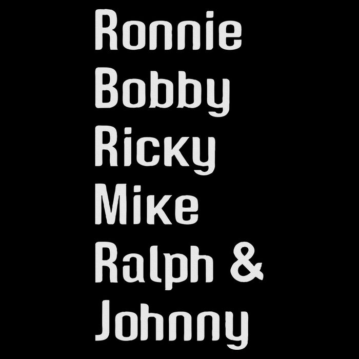 Ronnie Bobby Ricky Mike Ralph And Johnny Retro Vintage Long Sleeve Shirt