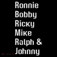 Ronnie Bobby Ricky Mike Ralph And Johnny Retro Vintage Poster