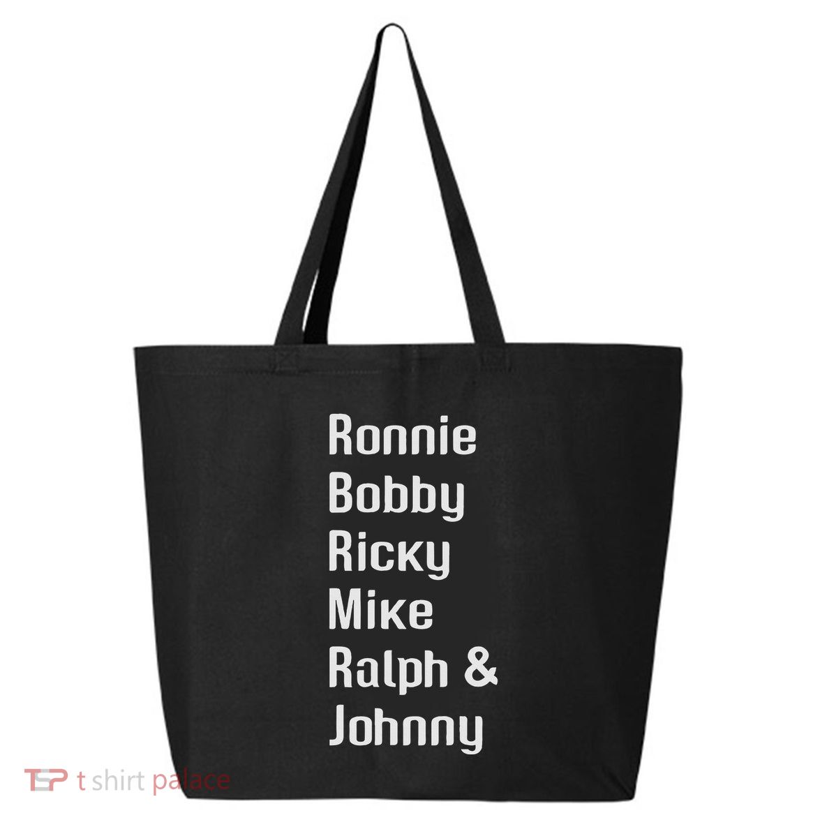 Ronnie Bobby Ricky Mike Ralph And Johnny Retro Vintage 25L Jumbo Tote