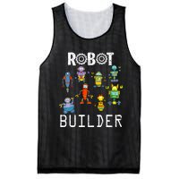 Robot Builder Robotics Engineer Funny Robot Engineering Mesh Reversible Basketball Jersey Tank