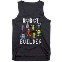 Robot Builder Robotics Engineer Funny Robot Engineering Tank Top