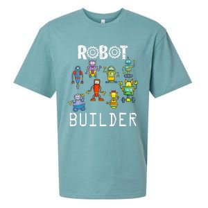 Robot Builder Robotics Engineer Funny Robot Engineering Sueded Cloud Jersey T-Shirt