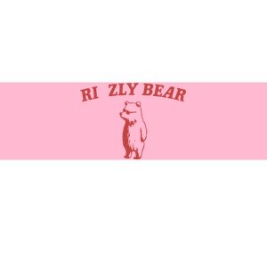 Rizzly Bear Bumper Sticker