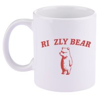 Rizzly Bear 11oz C Handle Ceramic Mug