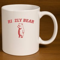 Rizzly Bear 11oz C Handle Ceramic Mug