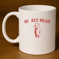 Rizzly Bear 11oz C Handle Ceramic Mug
