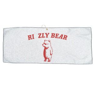 Rizzly Bear Large Microfiber Waffle Golf Towel