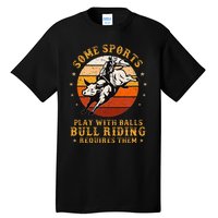 Rodeo Bull Riding Vintage Cowboy Country Ranch Bull Rider Tall T-Shirt