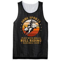 Rodeo Bull Riding Vintage Cowboy Country Ranch Bull Rider Mesh Reversible Basketball Jersey Tank