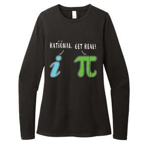 Real Be Rational Funny Math Meme Math Nerd Pi Day Gift Womens CVC Long Sleeve Shirt