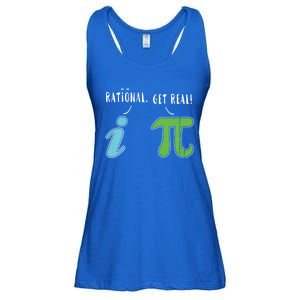 Real Be Rational Funny Math Meme Math Nerd Pi Day Gift Ladies Essential Flowy Tank