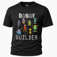 Robot Builder Robotics Engineer Funny Robot Engineering Cooling Performance Crew T-Shirt
