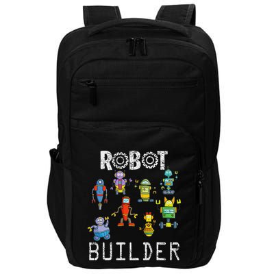 Robot Builder Robotics Engineer Funny Robot Engineering Impact Tech Backpack