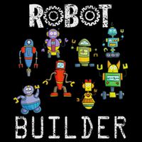 Robot Builder Robotics Engineer Funny Robot Engineering Flat Bill Trucker Hat
