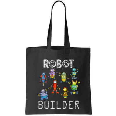 Robot Builder Robotics Engineer Funny Robot Engineering Tote Bag