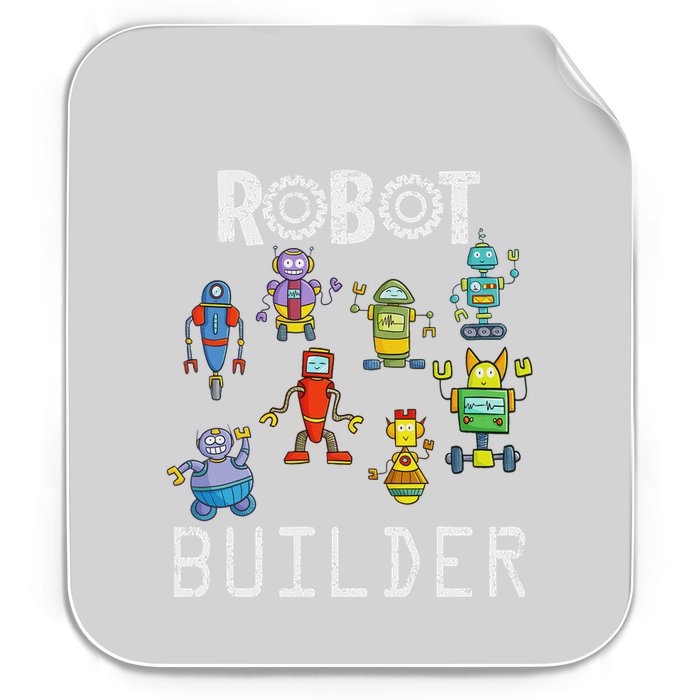 Robot Builder Robotics Engineer Funny Robot Engineering Permanent Decal Sticker