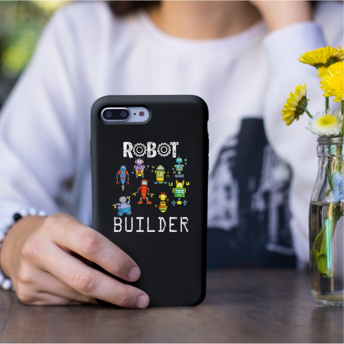 Robot Builder Robotics Engineer Funny Robot Engineering Permanent Decal Sticker