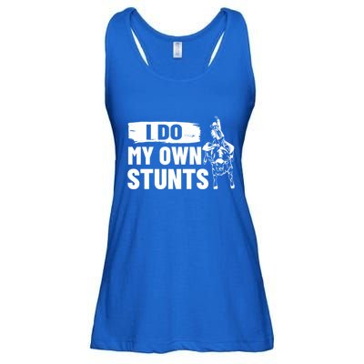 Rodeo Bull Rider I Do My Own Stunts Rodeo Party Bull Riding Gift Ladies Essential Flowy Tank